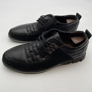 Gatsby Shoes Men's Black Orthopedic Leather Casuals Oxfords Size 17 US  52 UK